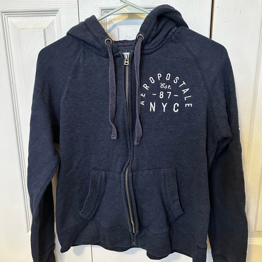 Large dark blue Aeropostale jacket